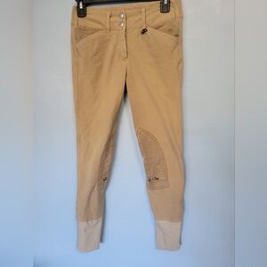 Equine Couture Sportif Schooling Breeches Size 26 Tan